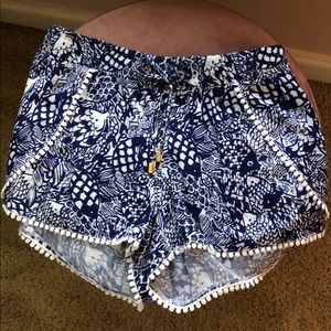 Lily Pulitzer Blue and White shorts